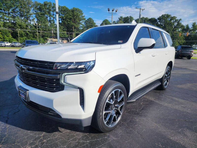 Used 2021 Chevrolet Tahoe RST with VIN 1GNSKRKT3MR395329 for sale in West Point, VA