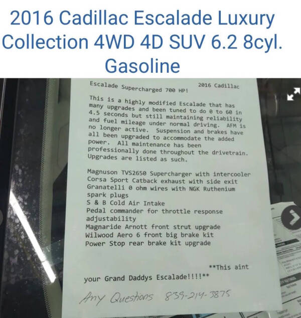 2016 Cadillac Escalade Luxury Collection