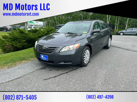 2009 Toyota Camry for sale at MD Motors LLC in Williston VT