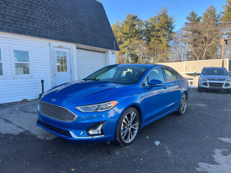 2020 Ford Fusion for sale at J & E AUTOMALL in Pelham NH