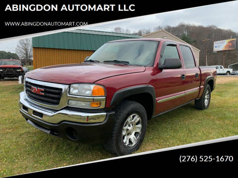 2005 GMC Sierra 1500 for sale at ABINGDON AUTOMART LLC in Abingdon VA