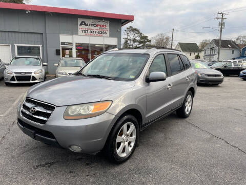 2007 Hyundai Santa Fe for sale at AutoPro Virginia LLC in Virginia Beach VA