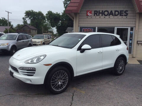 2013 Porsche Cayenne for sale at Rhoades Automotive Inc. in Columbia City IN