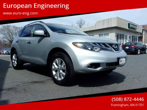 2013 Nissan Murano for sale at European Engineering in Framingham MA