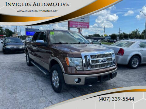 2011 Ford F-150 for sale at Invictus Automotive in Longwood FL