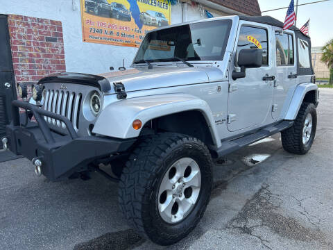 2008 Jeep Wrangler Unlimited for sale at Florida Auto Wholesales Corp in Miami FL