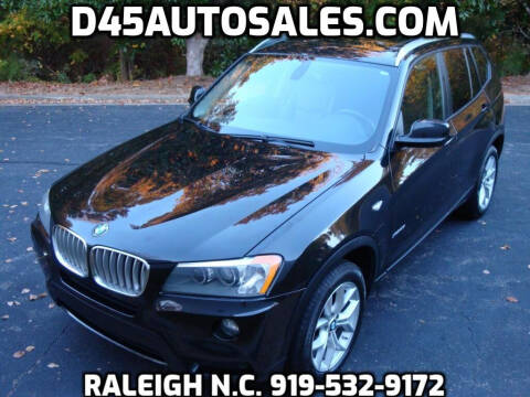 2012 BMW X3 for sale at D45 Auto Brokers in Raleigh NC