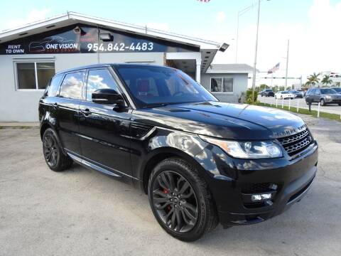 2017 Land Rover Range Rover Sport for sale at One Vision Auto in Hollywood FL