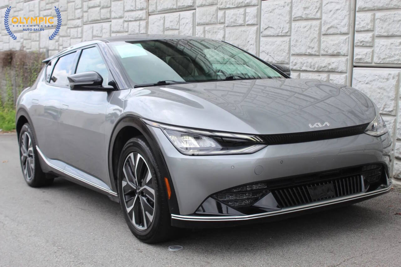 Gray 2023 Kia EV6 Wind Wind 4dr Crossover 2