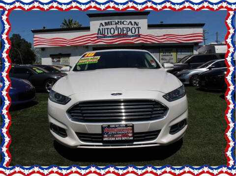 2016 Ford Fusion for sale at American Auto Depot in Modesto CA