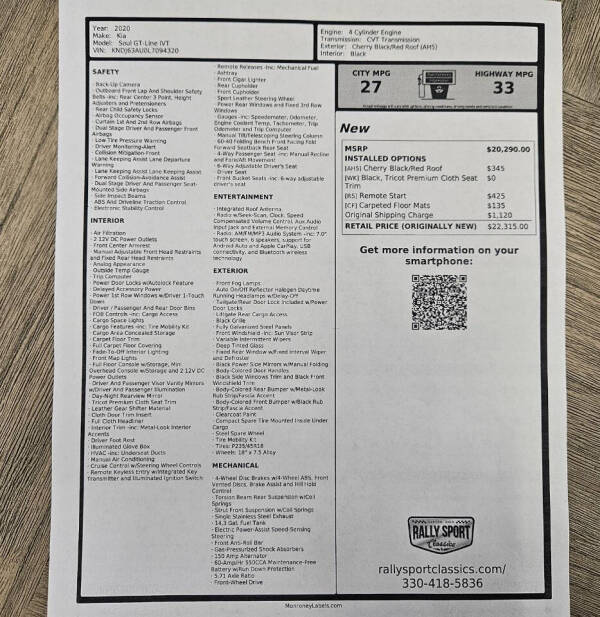 2020 Kia Soul GT-Line