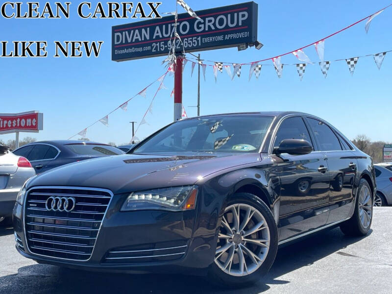 2012 Audi A8 for sale at Divan Auto Group in Feasterville Trevose PA