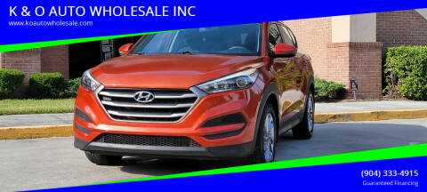 2016 Hyundai Tucson for sale at K & O AUTO WHOLESALE INC in Jacksonville FL