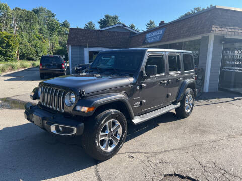 2019 Jeep Wrangler Unlimited for sale at Millbrook Auto Sales in Duxbury MA