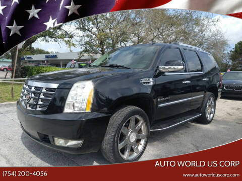 2008 Cadillac Escalade for sale at Auto World US Corp in Plantation FL