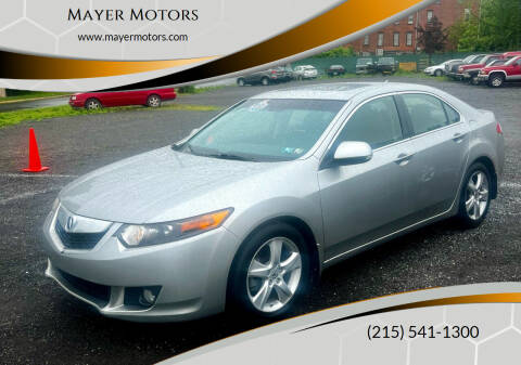 2010 Acura TSX for sale at Mayer Motors in Pennsburg PA