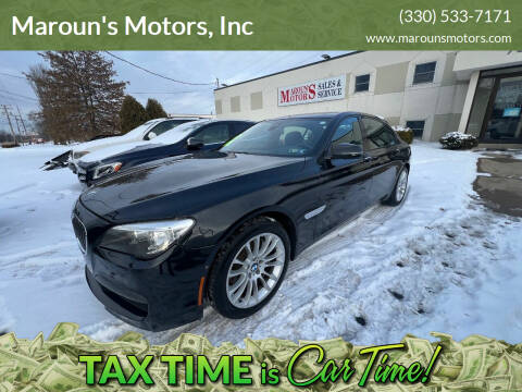 2013 BMW 7 Series for sale at Maroun's Motors, Inc in Boardman OH