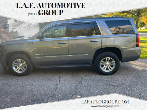 2019 Chevrolet Tahoe for sale at L.A.F. Automotive Group in Lansing MI