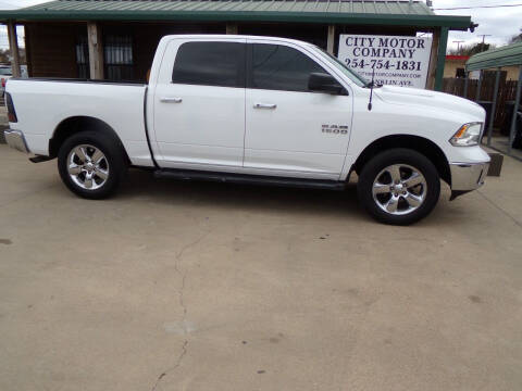 2016 RAM 1500 for sale at CITY MOTOR COMPANY in Waco TX
