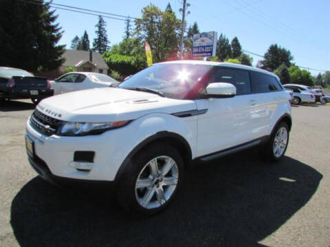 2013 Land Rover Range Rover Evoque Coupe for sale at Hall Motors LLC in Vancouver WA