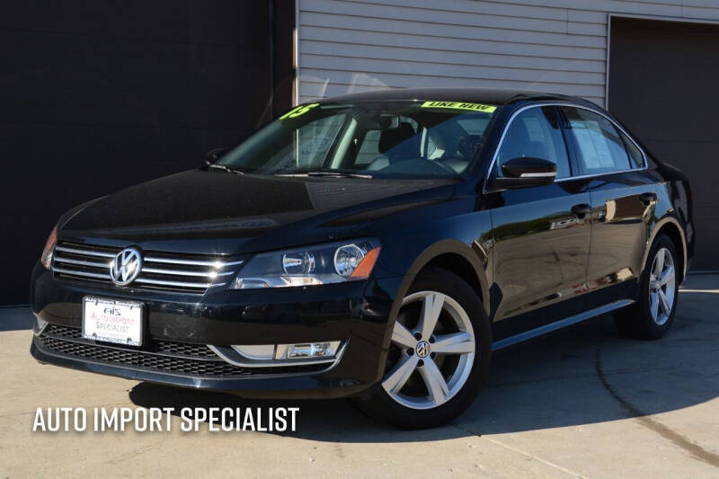 2015 Volkswagen Passat for sale at Auto Import Specialist LLC in South Bend IN