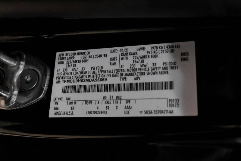 2021 Ford Escape SEL