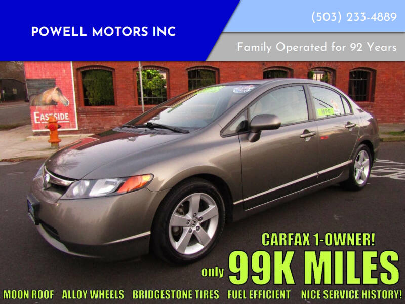 2008 Honda Civic for sale at Powell Motors Inc in Portland OR