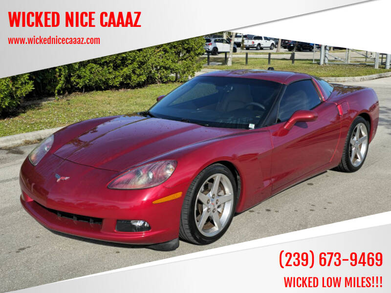2005 Chevrolet Corvette for sale at WICKED NICE CAAAZ in Cape Coral FL