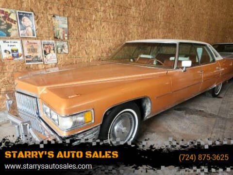 1975 Cadillac DeVille for sale at STARRY'S AUTO SALES in New Alexandria PA