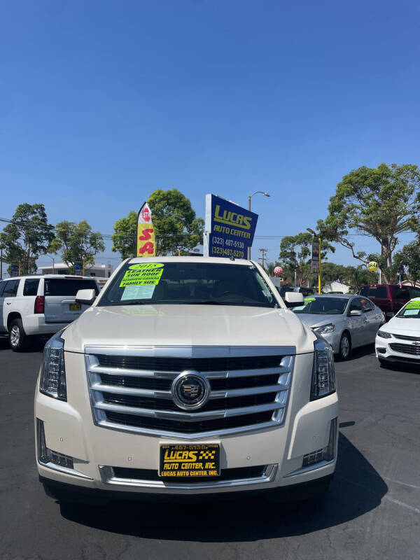 2015 Cadillac Escalade for sale at Lucas Auto Center 2 in South Gate CA