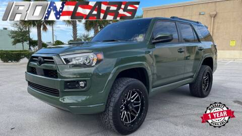 2022 Toyota 4Runner for sale at IRON CARS in Hollywood FL