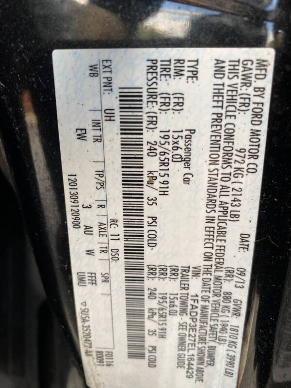 2014 Ford Focus S