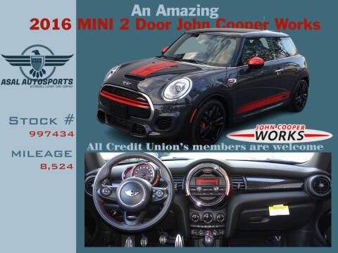 2016 MINI Hardtop 2 Door for sale at ASAL AUTOSPORTS in Corona CA