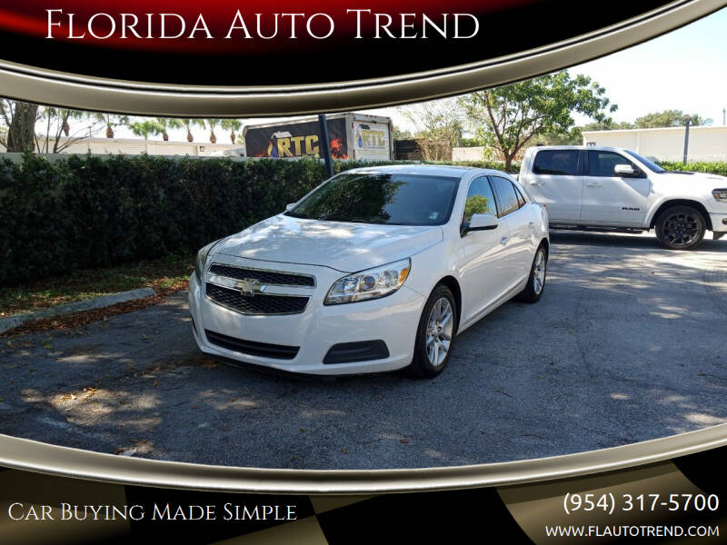 2013 Chevrolet Malibu for sale at Florida Auto Trend in Plantation FL