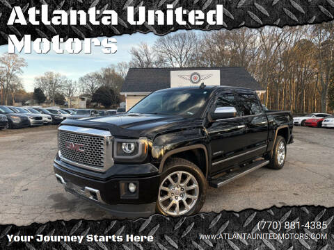 2015 GMC Sierra 1500 for sale at Atlanta United Motors in Jefferson GA