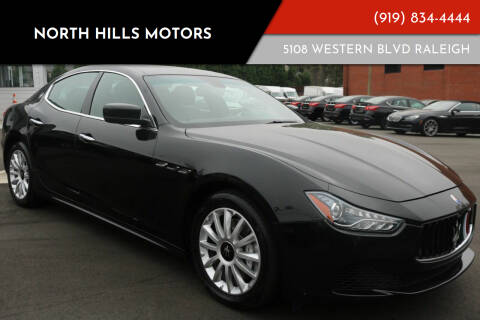 2014 Maserati Ghibli for sale at NORTH HILLS MOTORS in Raleigh NC