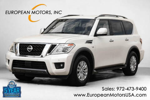 2019 Nissan Armada for sale at European Motors Inc in Plano TX