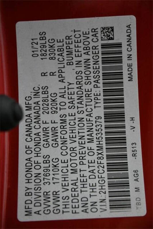 2021 Honda Civic Sport