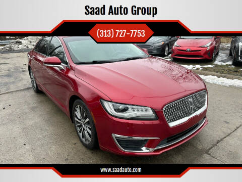 2017 Lincoln MKZ Hybrid for sale at Saad Auto Group in Dearborn Heights MI