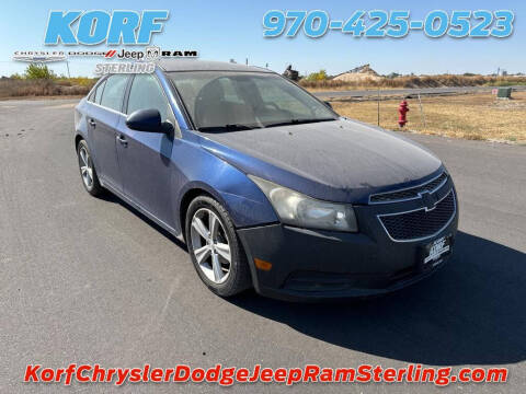 2012 Chevrolet Cruze for sale at Tony Peckham @ Korf Motors in Sterling CO