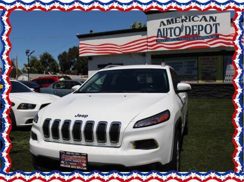 2017 Jeep Cherokee for sale at American Auto Depot in Modesto CA