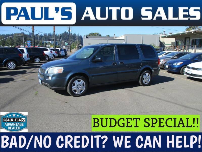 2006 Chevrolet Uplander for sale at Paul's Auto Sales in Eugene OR