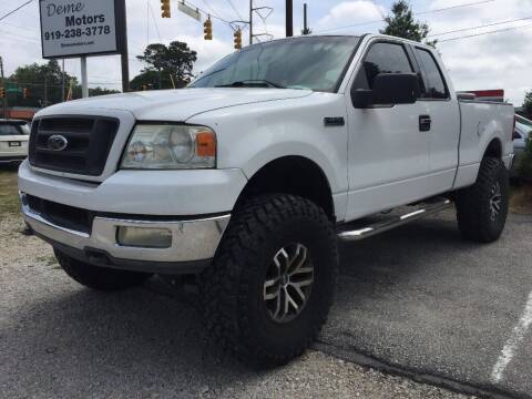 2004 Ford F-150 for sale at Deme Motors in Raleigh NC