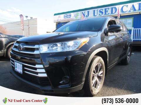 2018 Toyota Highlander for sale at New Jersey Used Cars Center in Irvington NJ