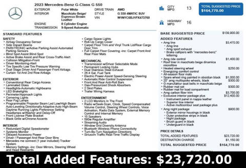 2023 Mercedes-Benz G-Class G 550