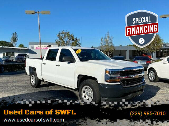 2017 Chevrolet Silverado 1500 for sale at Used Cars of SWFL in Fort Myers FL