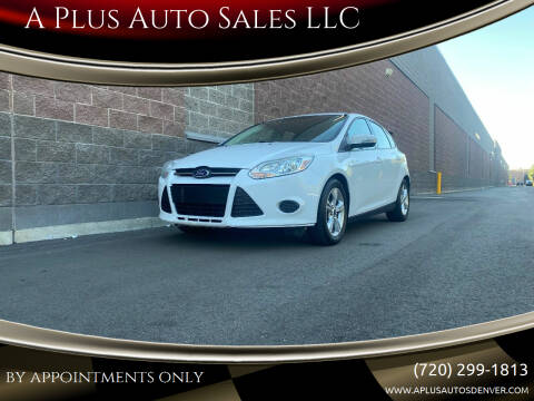 2013 Ford Focus for sale at A Plus Auto Sales LLC in Denver CO