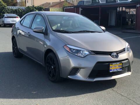 2015 Toyota Corolla for sale at Tony's Toys and Trucks Inc in Santa Rosa CA
