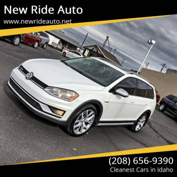 2017 Volkswagen Golf Alltrack for sale at New Ride Auto in Rexburg ID