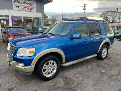 2010 Ford Explorer for sale at AutoPro Virginia LLC in Virginia Beach VA